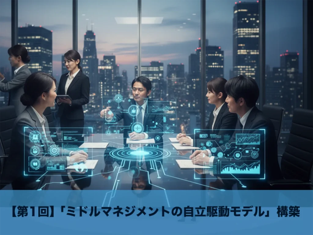 【第1回】「ミドルマネジメントの自立駆動モデル」構築
